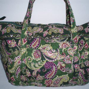 Vera Bradley Chelsea Green XL Tote/Shopper